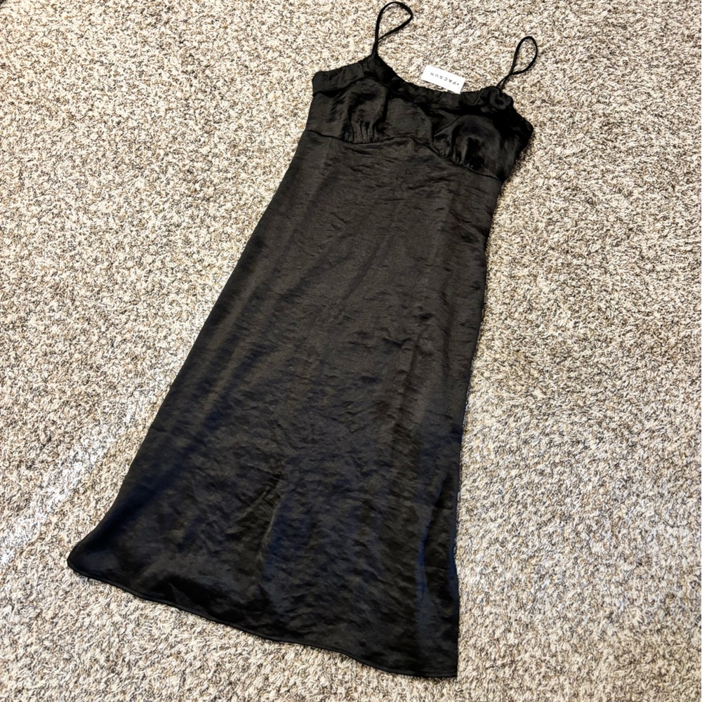 LA Hearts Black Midi Dress - Large - NWT